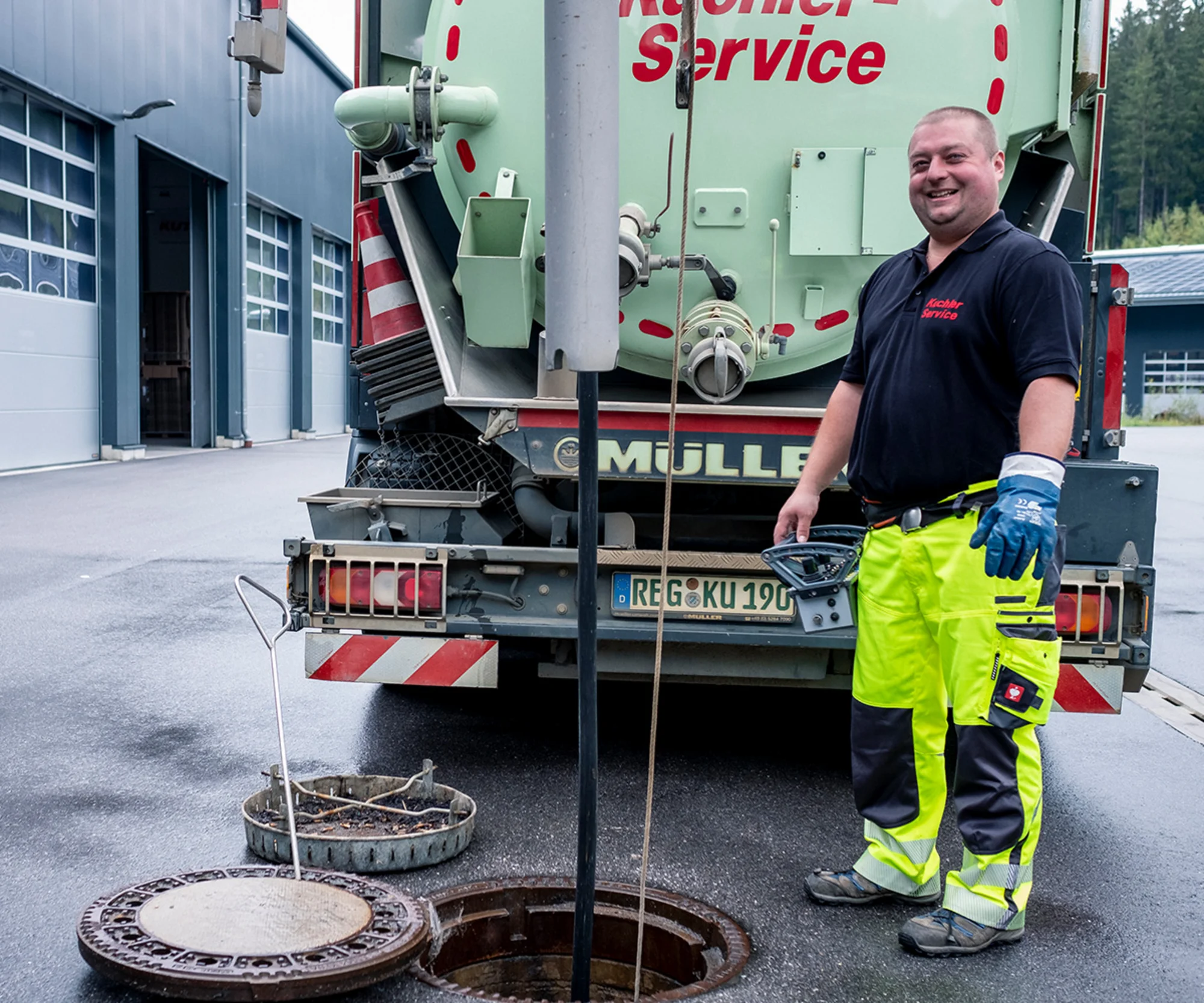 Über Kuchler Kanalreinigung in Grafenwiesen